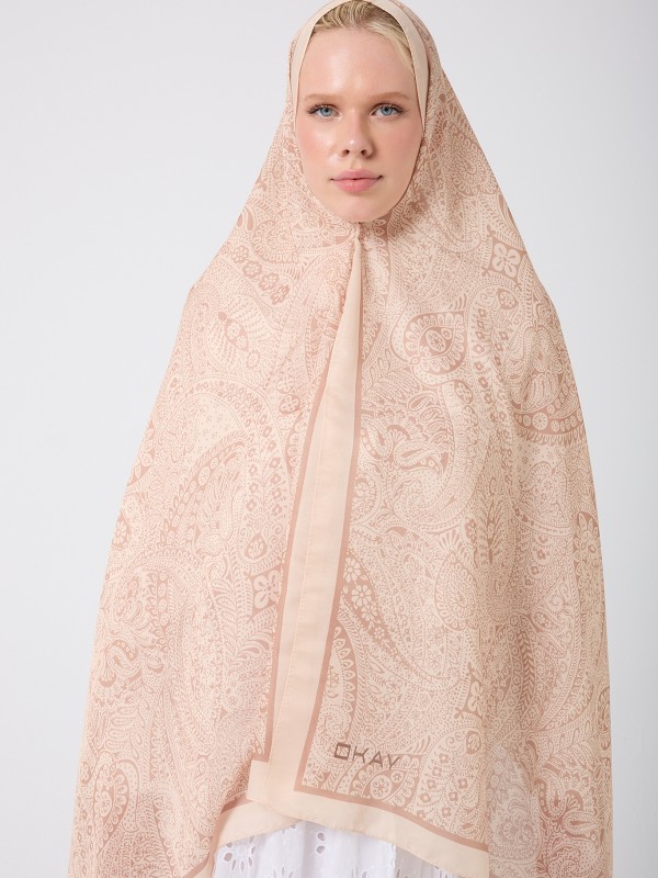 AMBER MIST ETNİK DESEN ŞAL