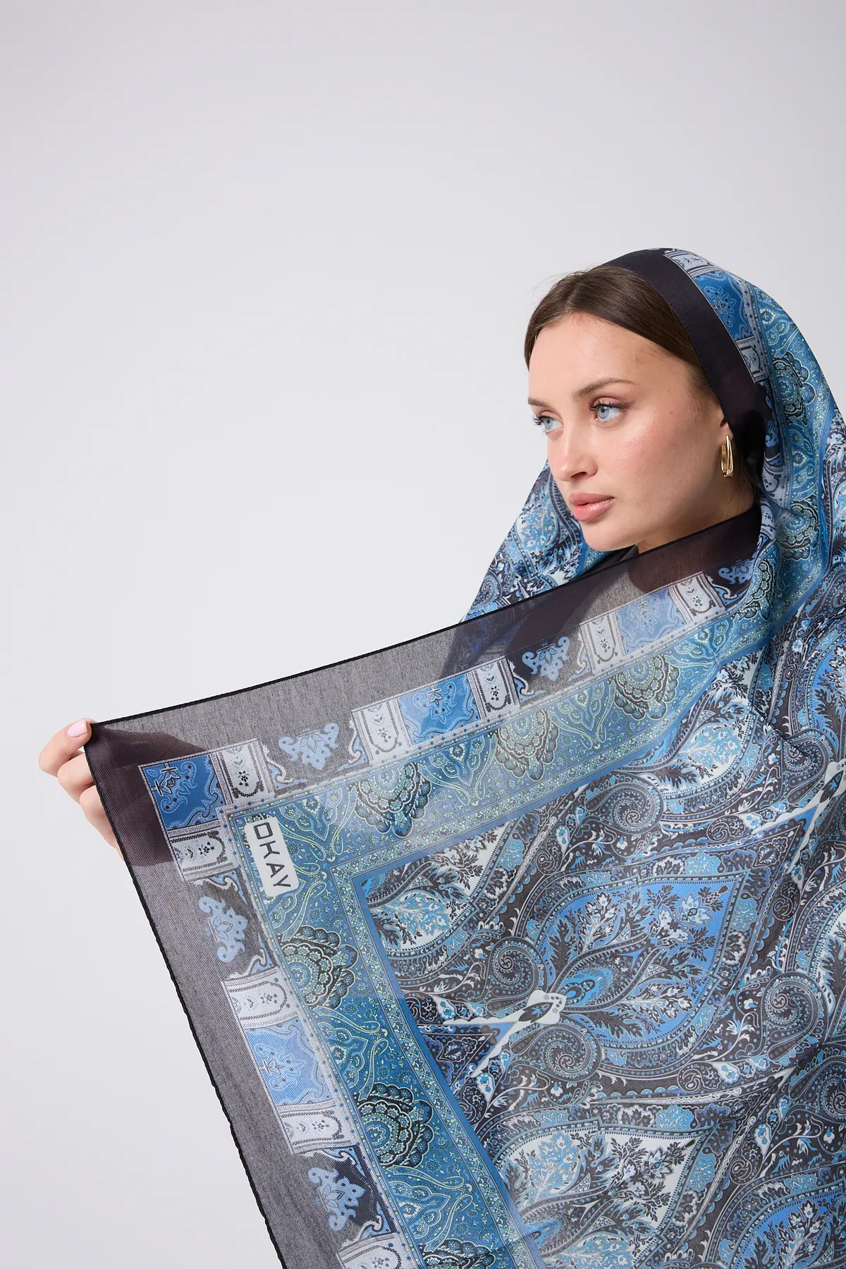 ETNİK DESEN BLUE LILLY ŞAL