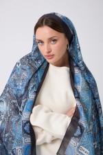 ETNİK DESEN BLUE LILLY ŞAL
